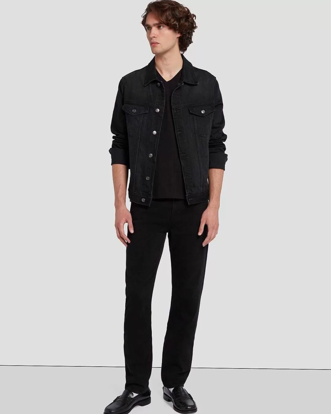 7 For All Mankind Jeans*Adrien Main Gauche Vrai Noir