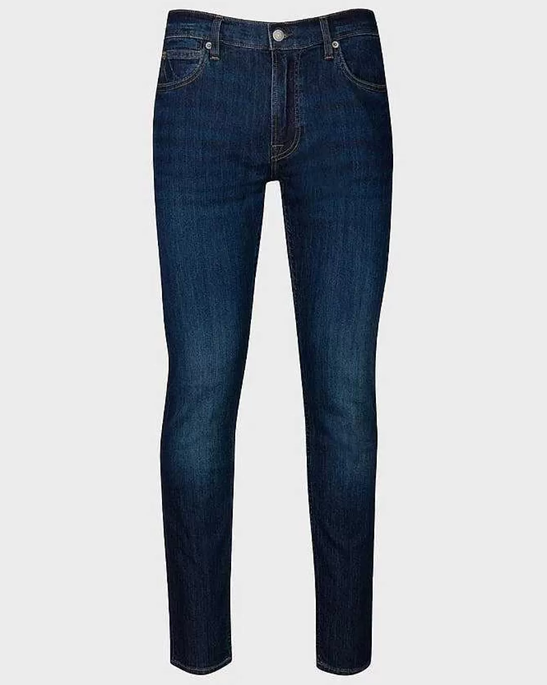 7 For All Mankind Jeans*Airweft Paxtyn Squiggle In Bois De Fer