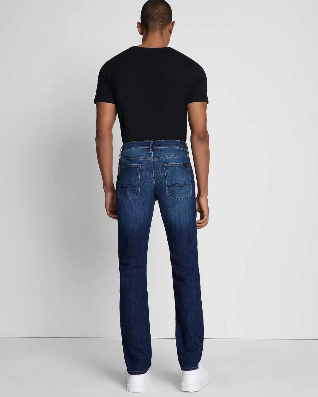 7 For All Mankind Jeans*Airweft Slimmy Squiggle Dans Bois De Fer