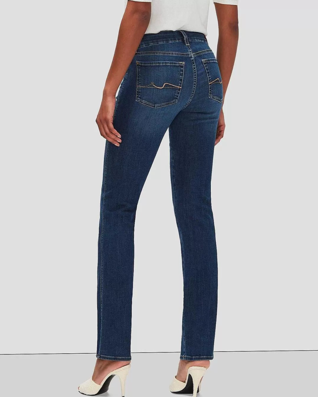 7 For All Mankind Jeans*B (Air) Kimmie Directement Dans Duchesse