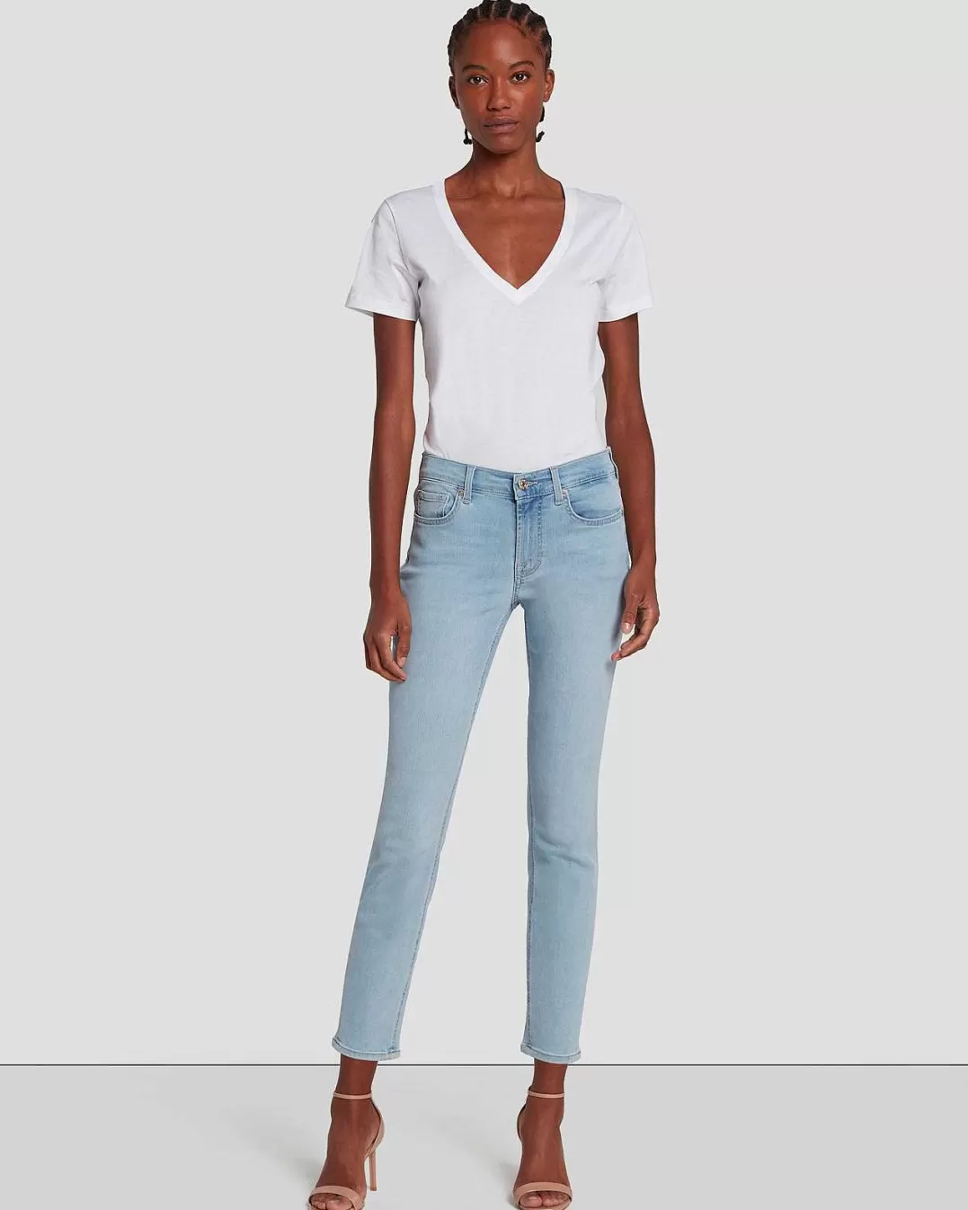 7 For All Mankind Jeans*B(Air) Cheville Skinny Mirage