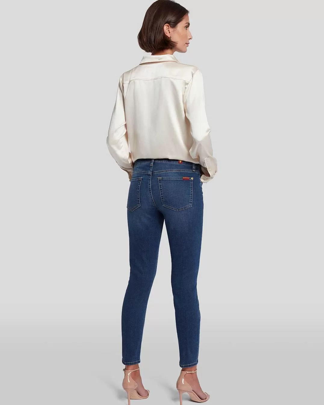 7 For All Mankind Jeans*B(Air) Cheville Skinny Duchesse