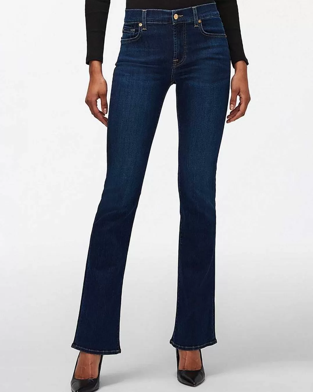 7 For All Mankind Jeans*B(Air) Kimmie Bootcut Ornee Indigo Rince