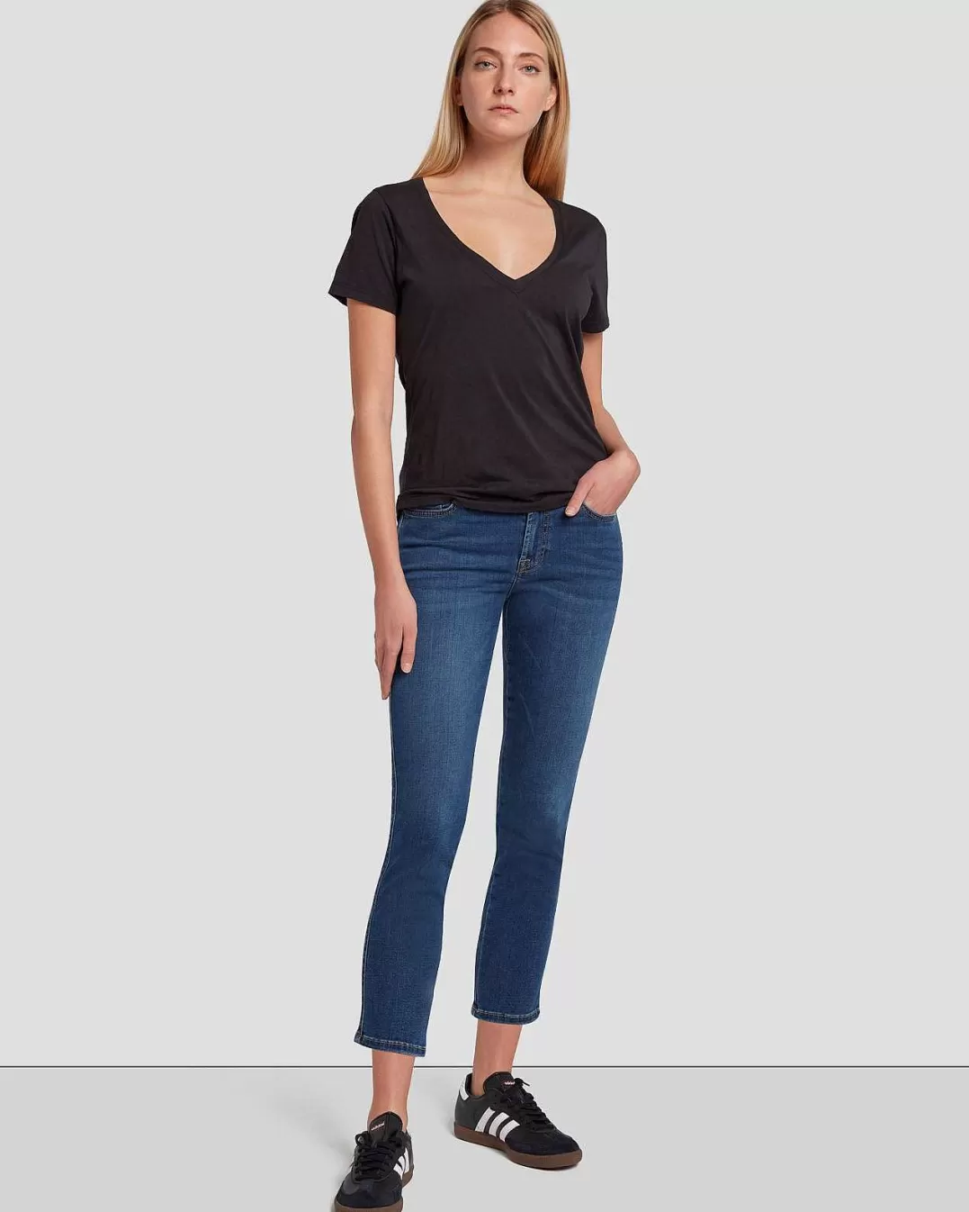 7 For All Mankind Jeans*B(Air) Kimmie Recadree Directement Duchesse