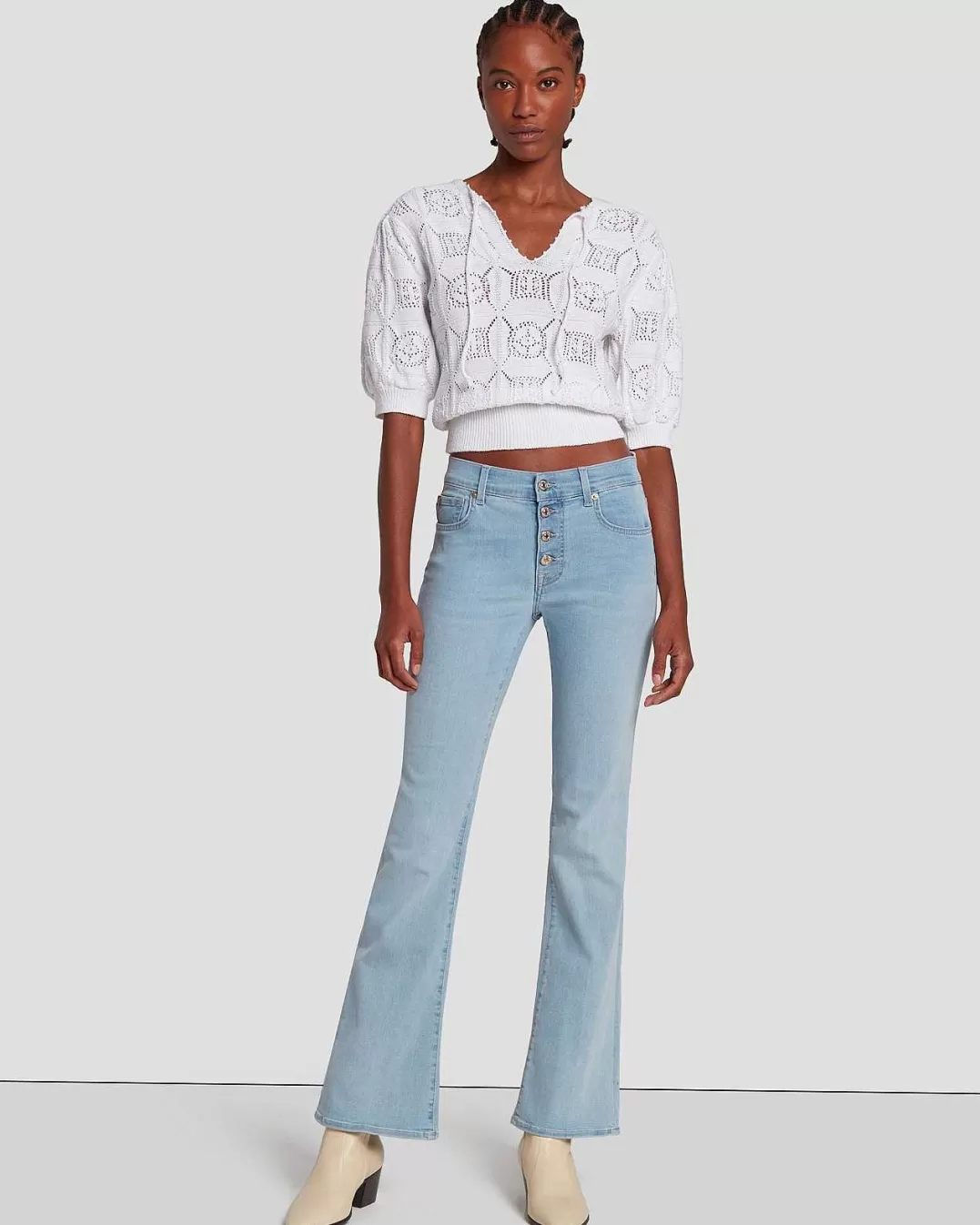 7 For All Mankind Jeans*Bootcut B(Air) Sans Couture Mirage