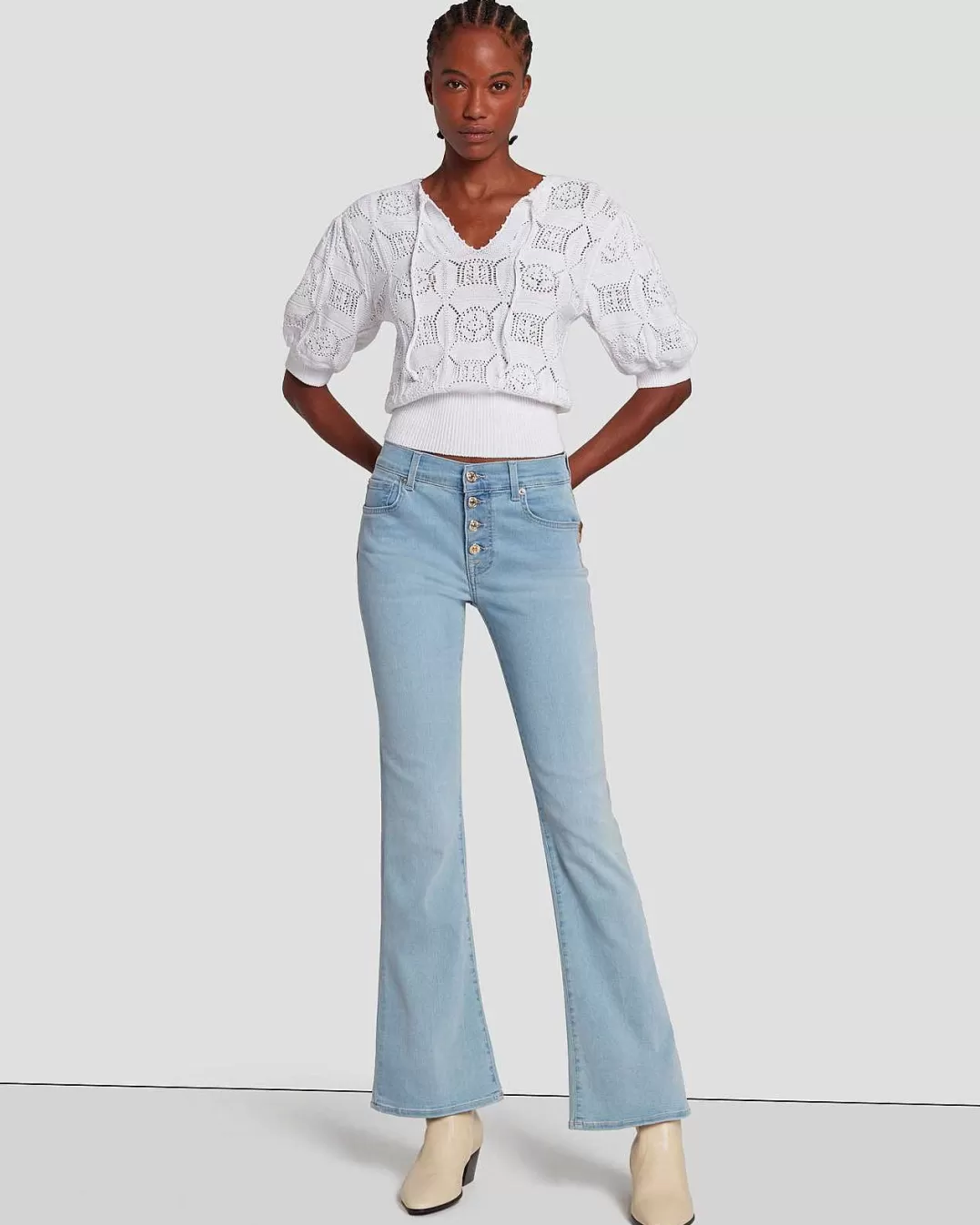 7 For All Mankind Jeans*Bootcut B(Air) Sans Couture Mirage