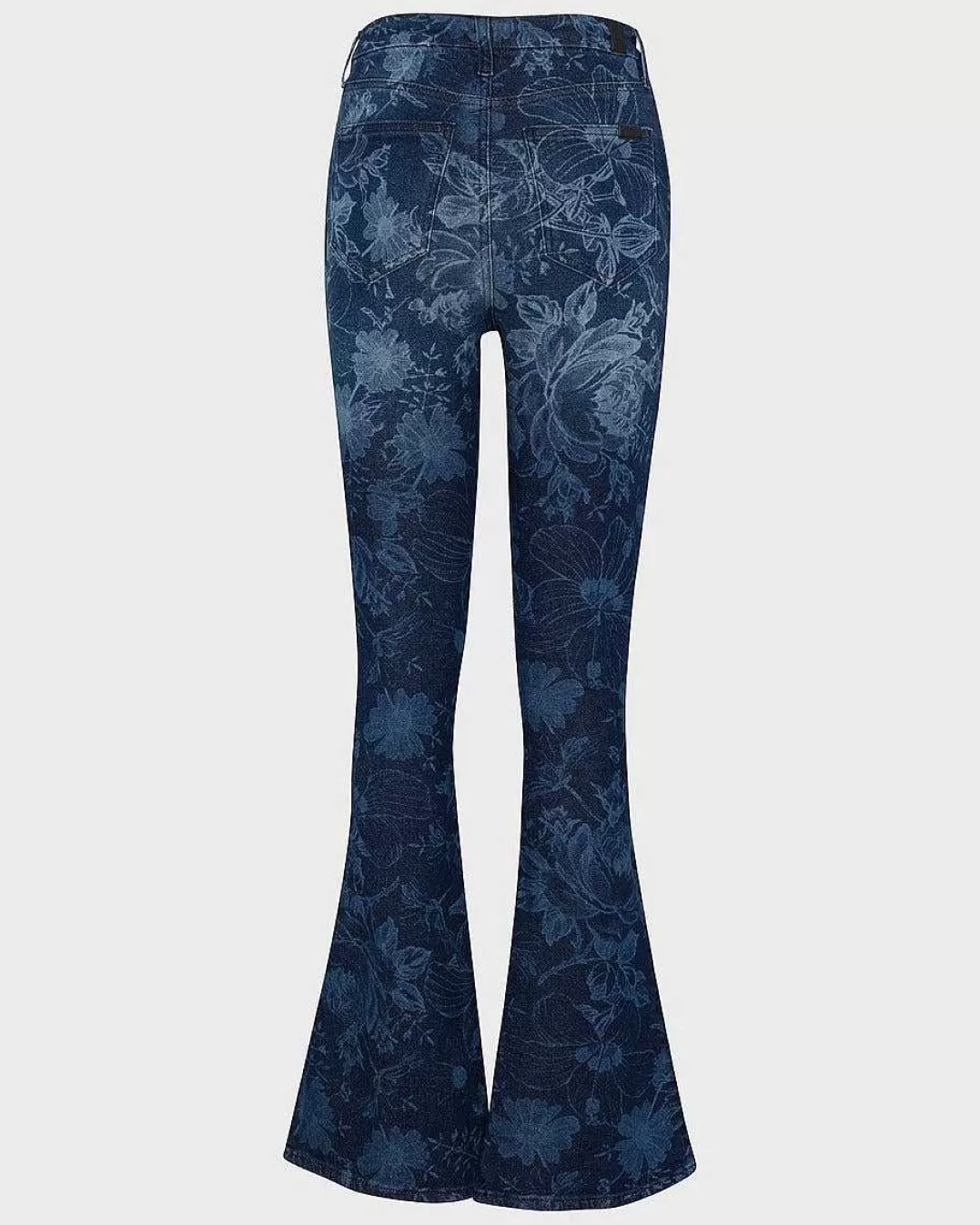 7 For All Mankind Jeans*Bootcut Skinny Taille Ultra Haute Indigo Floral De Conte De Fees