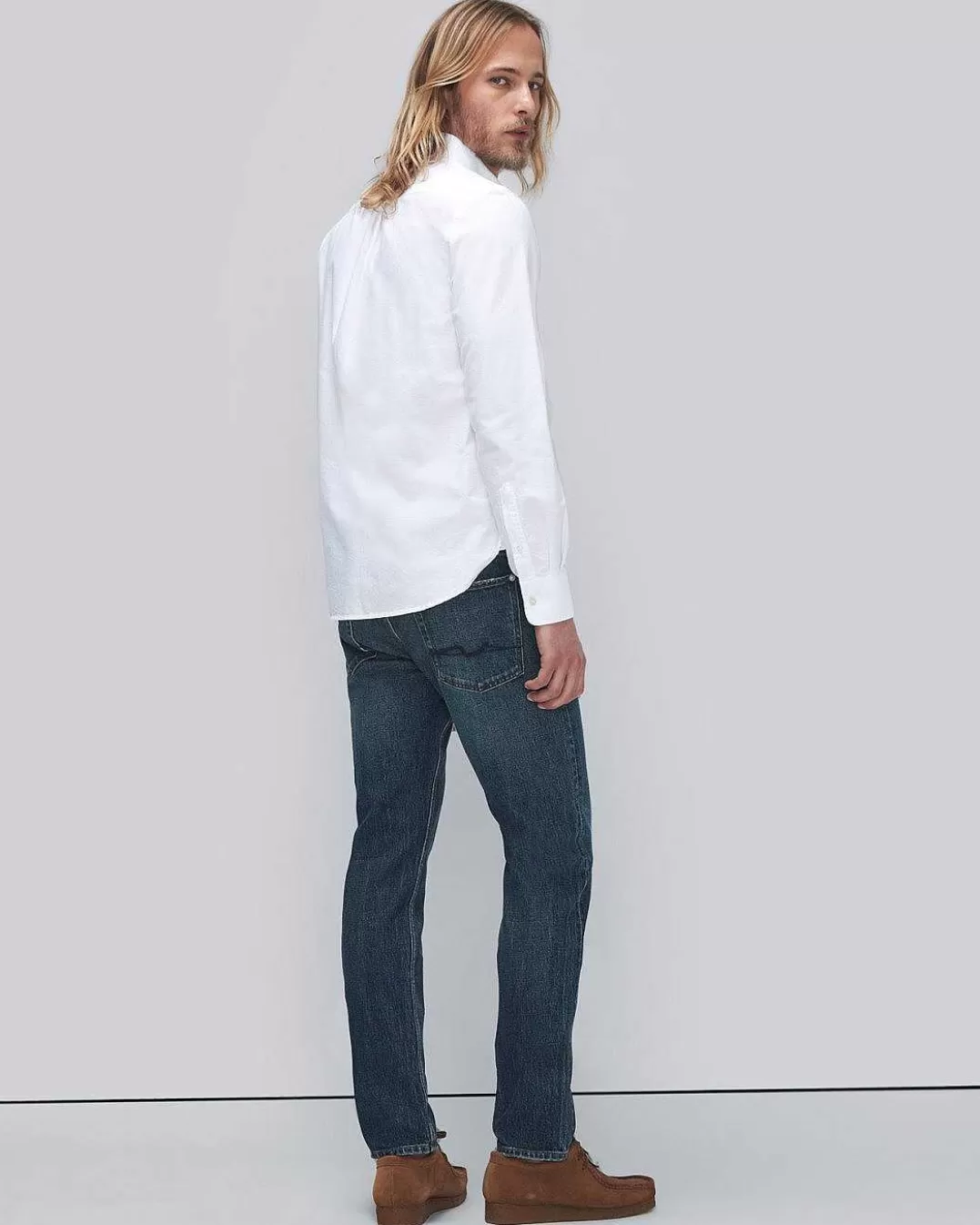 7 For All Mankind Chemises*Chemise Oxford En Blanc