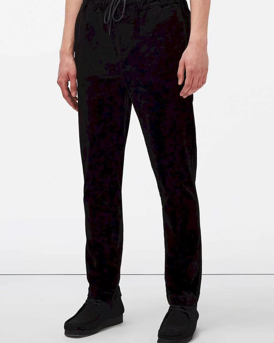 7 For All Mankind Shorts Et Pantalons*Chino De Jogging En Serge Chaud Noir