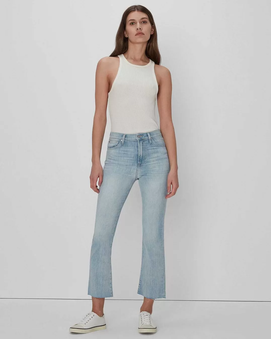 7 For All Mankind Jeans*Coup De Pied Mince De La Main Gauche Romarin