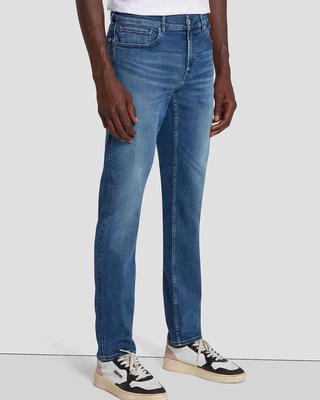 7 For All Mankind Jeans*Earthkind Stretch Tek Slimmy Dans Labyrinthe