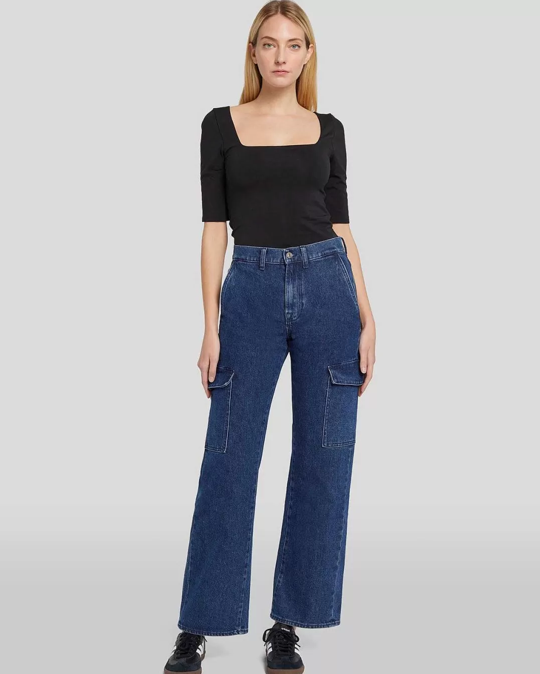 7 For All Mankind Jeans*Jean Cargo Tess A L'Abri