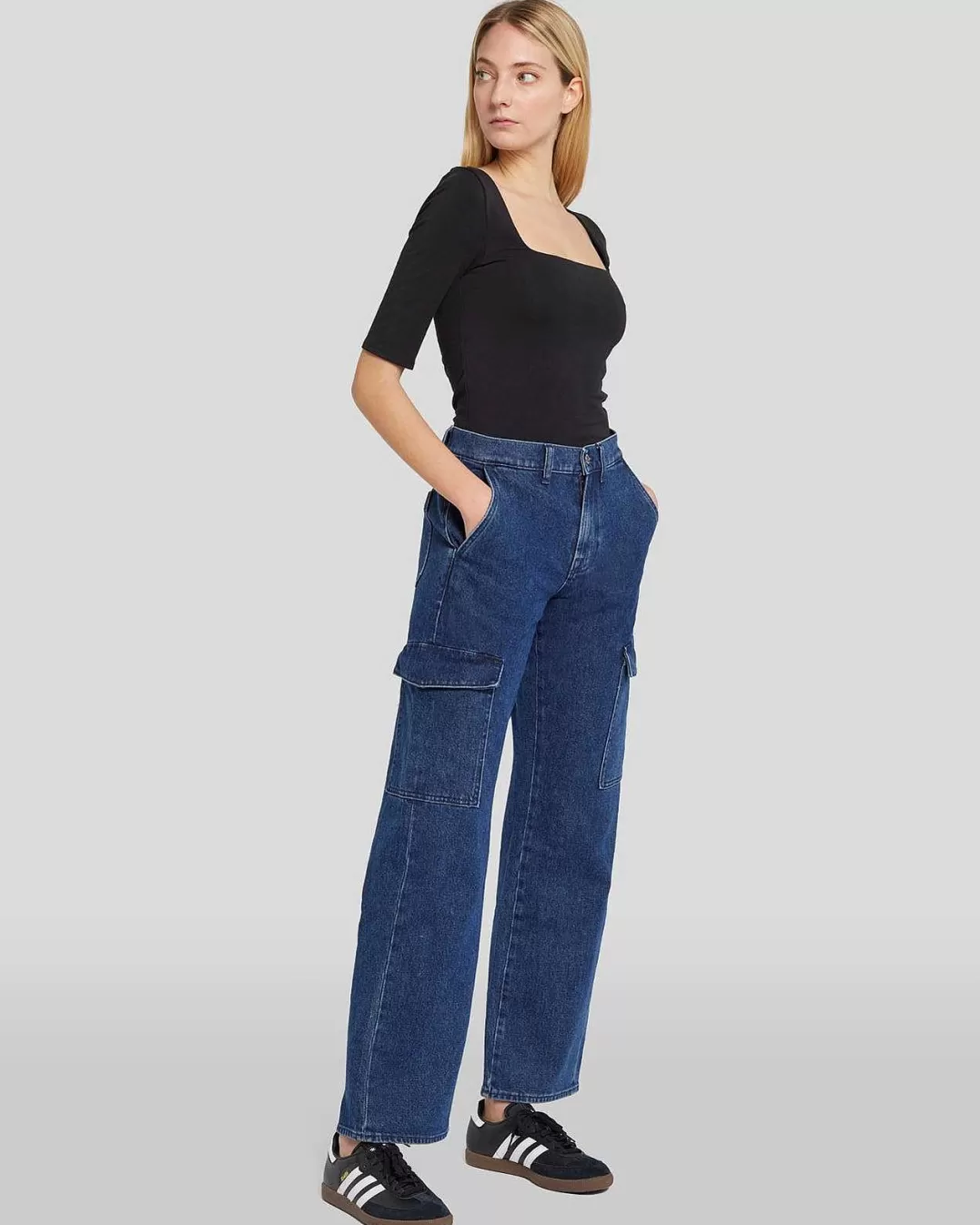 7 For All Mankind Jeans*Jean Cargo Tess A L'Abri