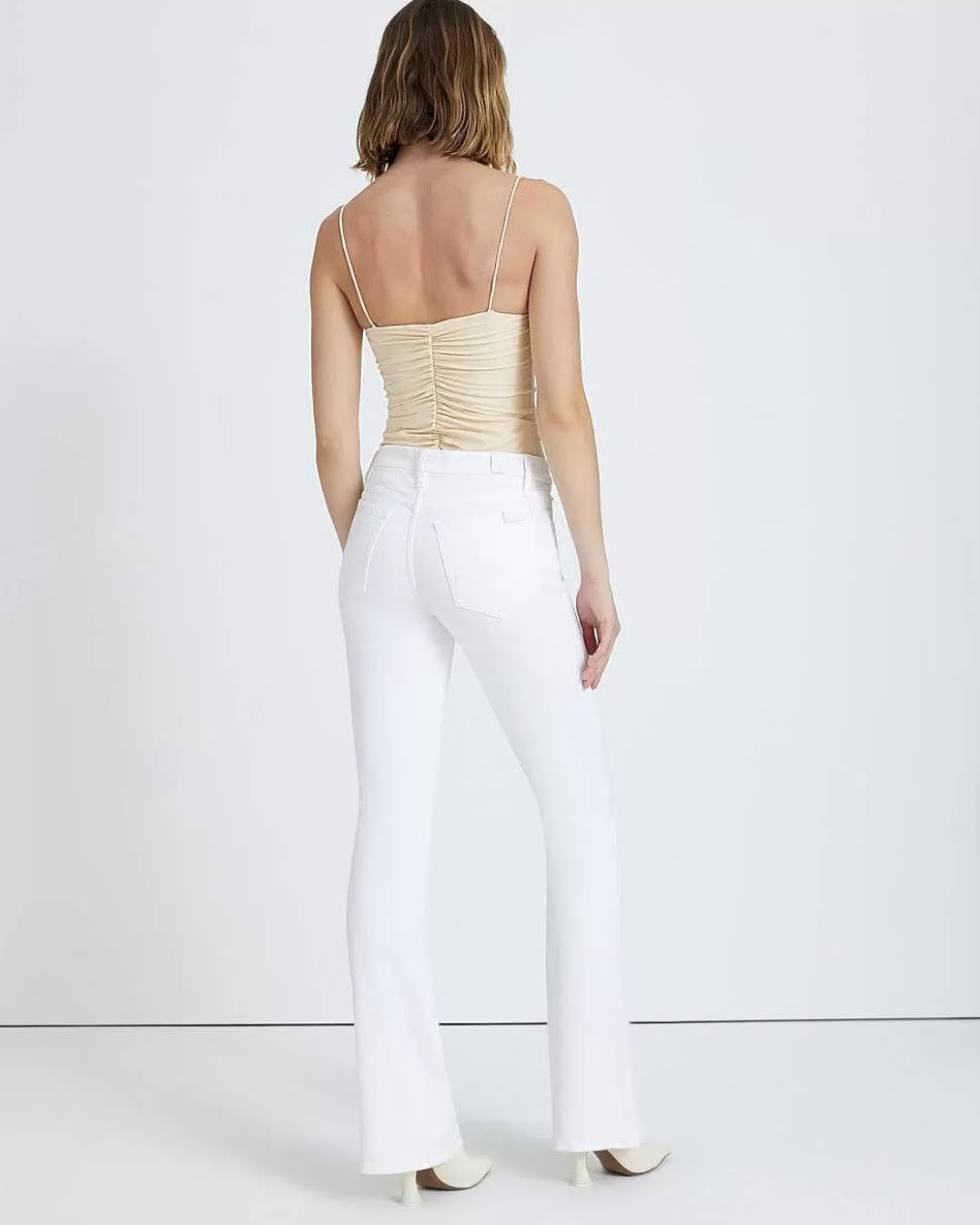 7 For All Mankind Jeans*Kimmie Bootcut Dans Blanc Propre