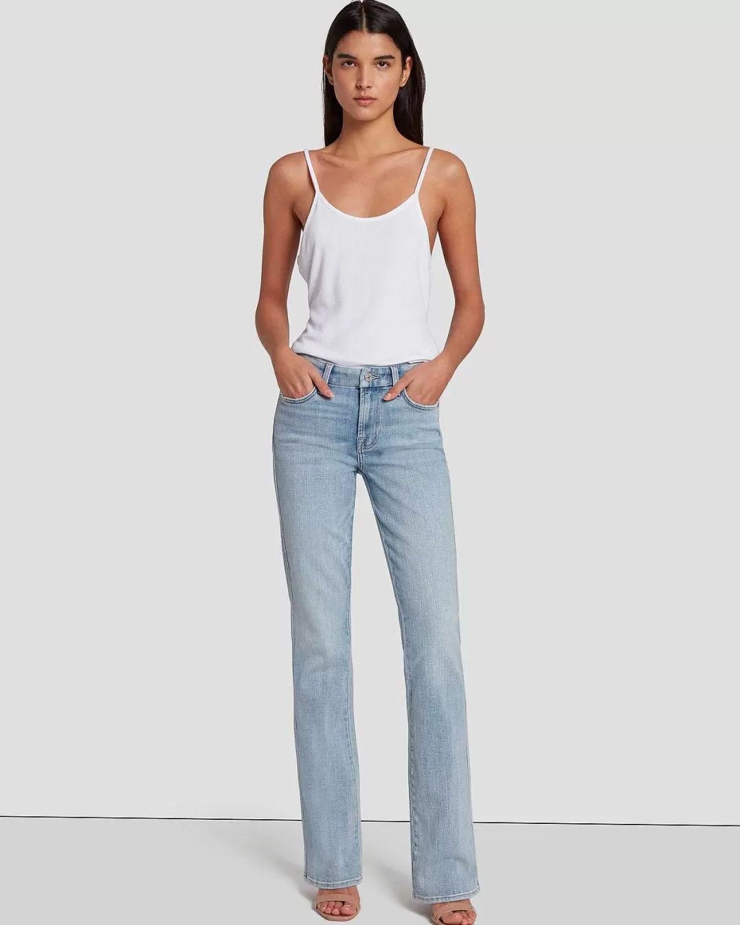 7 For All Mankind Jeans*Kimmie Bootcut En Serge Casse Coco Prive