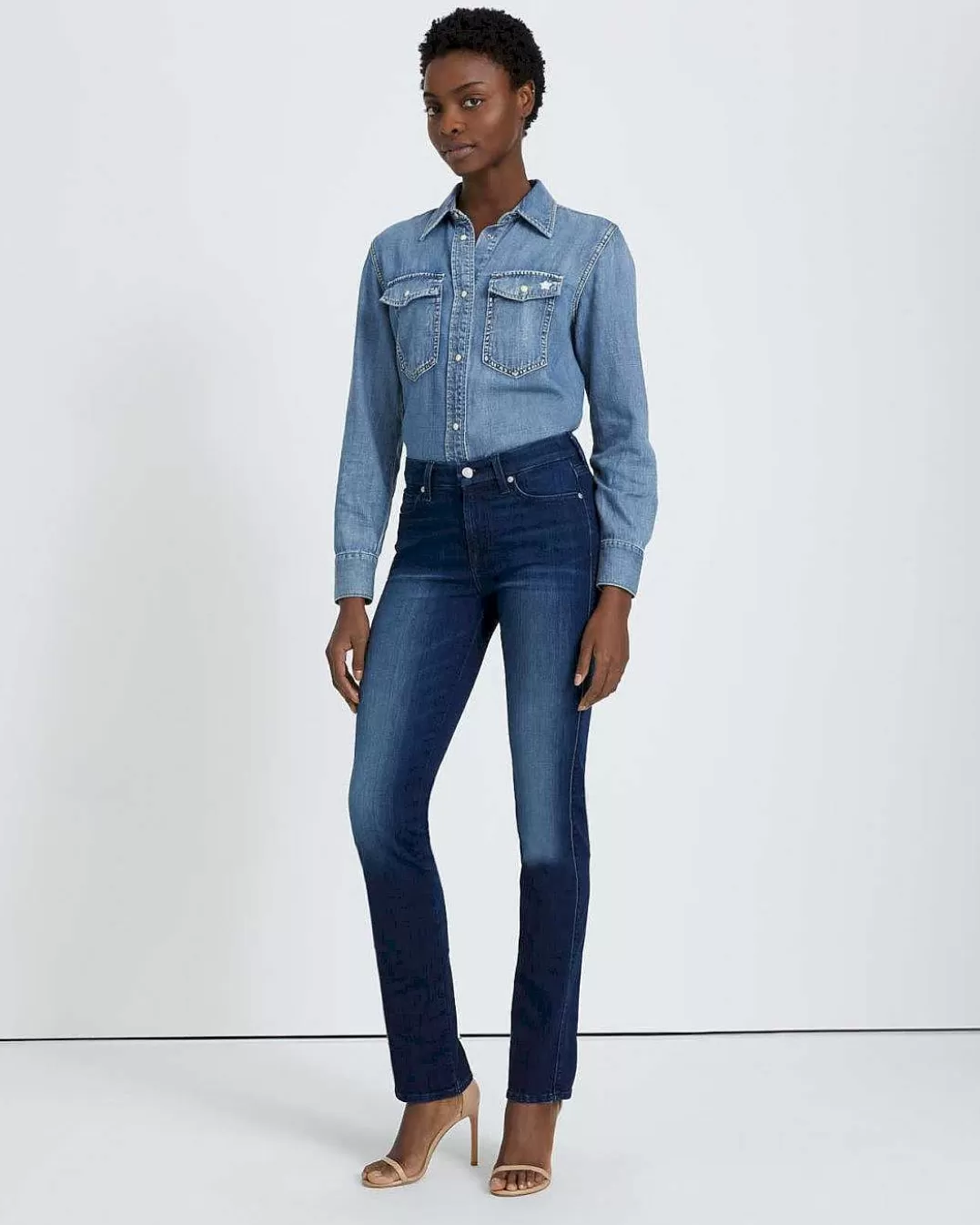 7 For All Mankind Jeans*Kimmie Directement Dans Diane