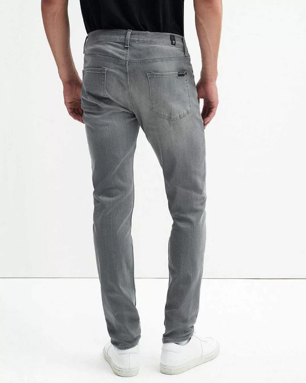 7 For All Mankind Jeans*Luxe Performance Plus Slimmy Effile Gris