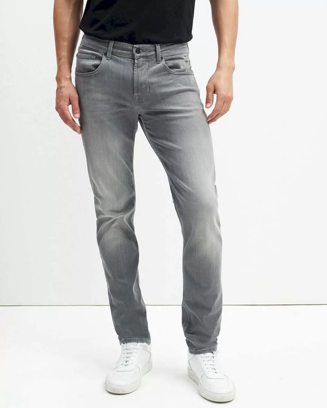 7 For All Mankind Jeans*Luxe Performance Plus Slimmy Effile Gris