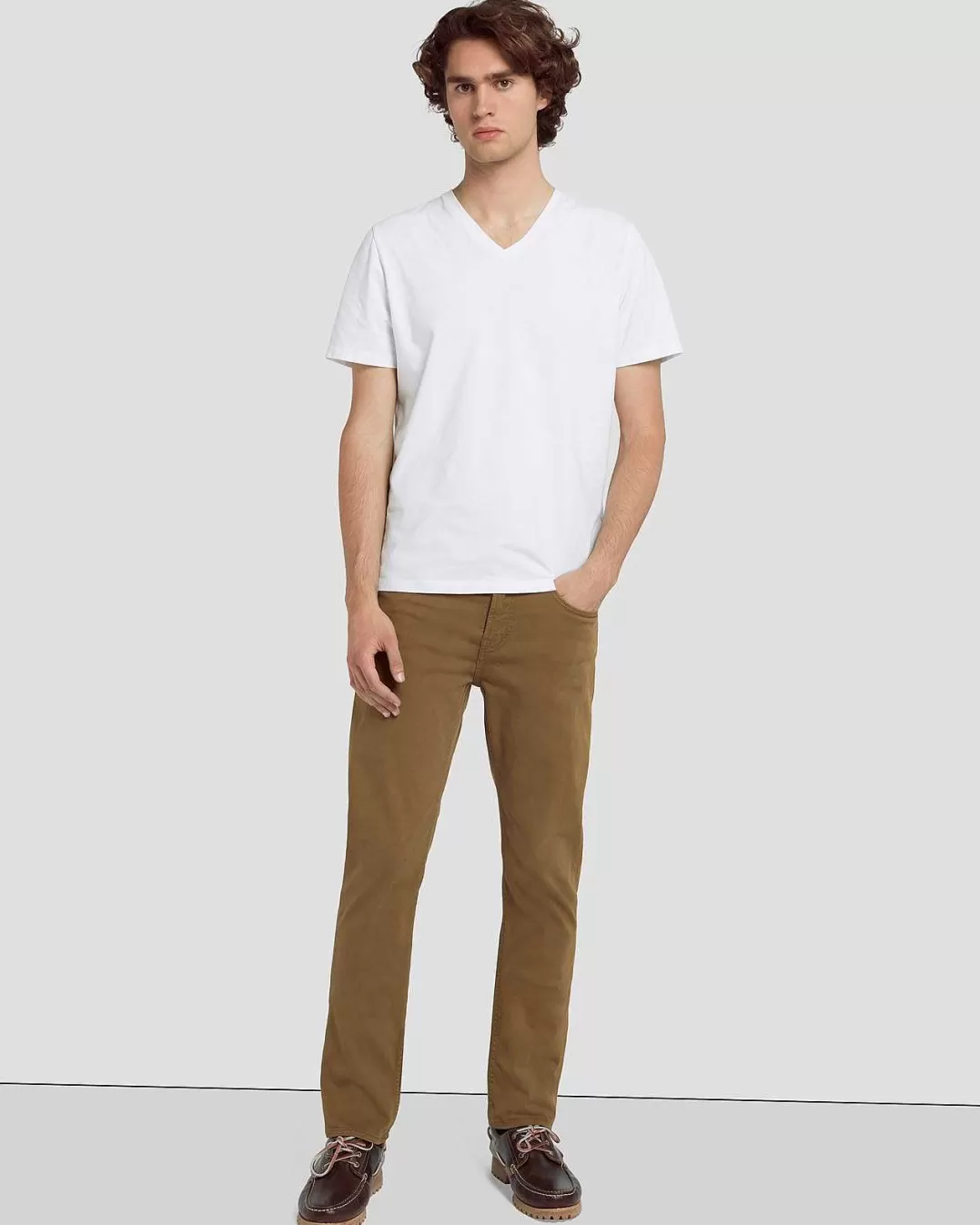 7 For All Mankind Jeans*Luxe Performance Plus Slimmy In Terre