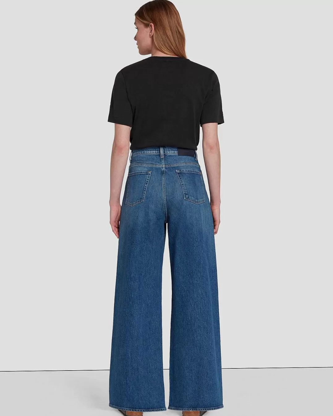 7 For All Mankind Jeans*Mankind Zoey - Jambe Tres Large Explorateur