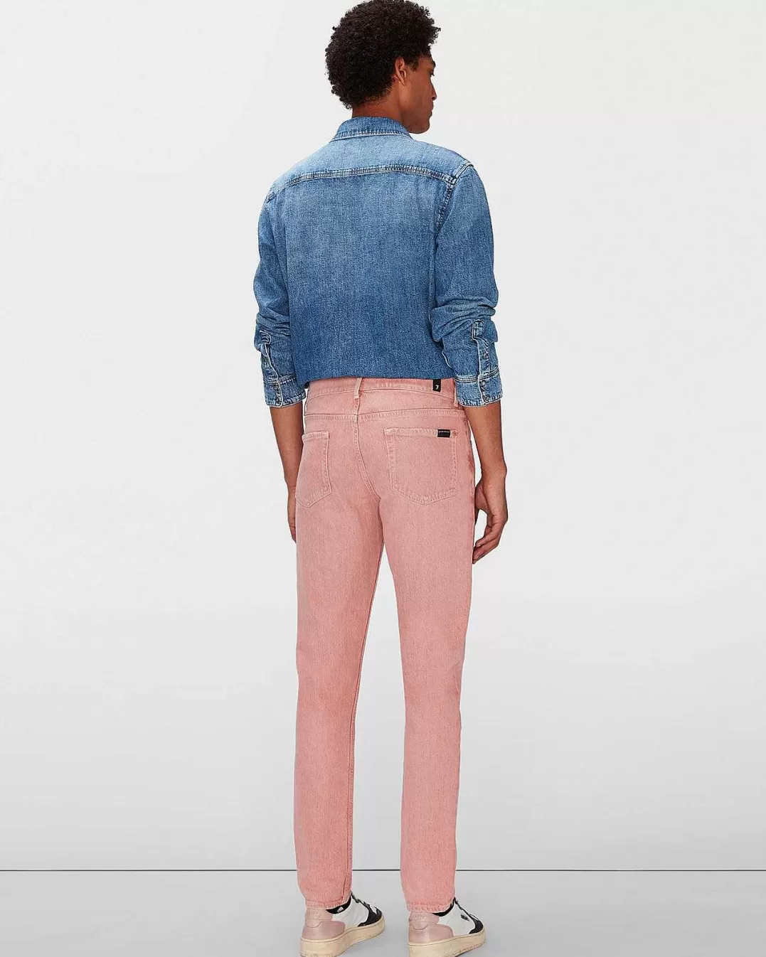 7 For All Mankind Jeans*Ne De La Nature Slimmy Effile Brique Brulee