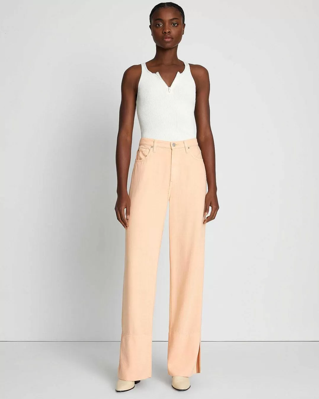 7 For All Mankind Jeans*Pantalon En Denim Lustre Coucher De Soleil Dans Les Prairies