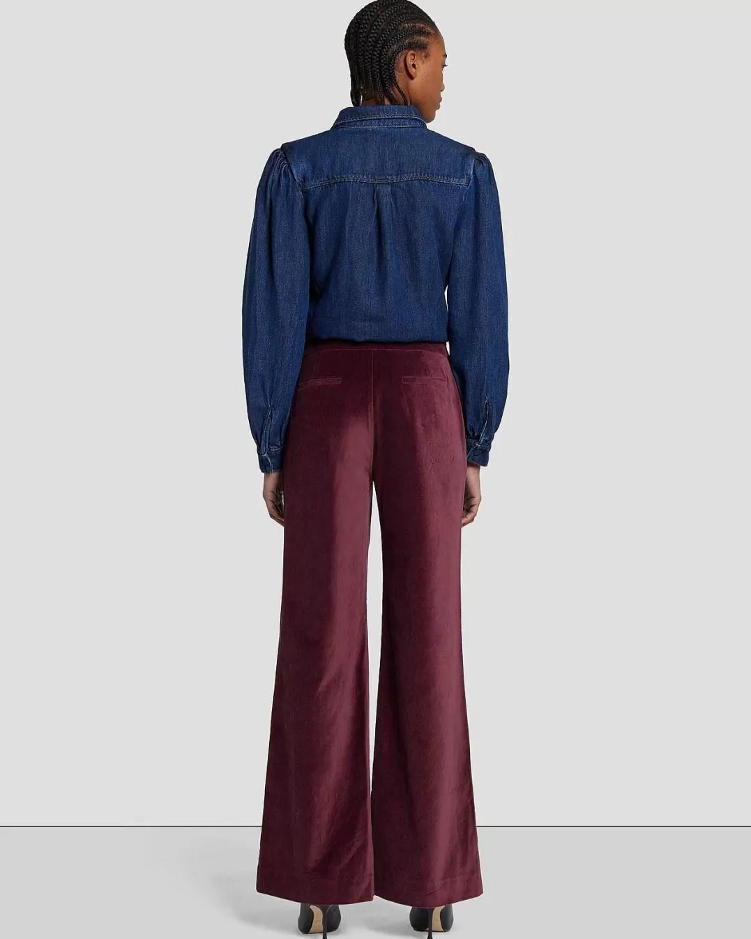 7 For All Mankind Pantalon*Pantalon En Velours Modern Dojo Degustation De Vins