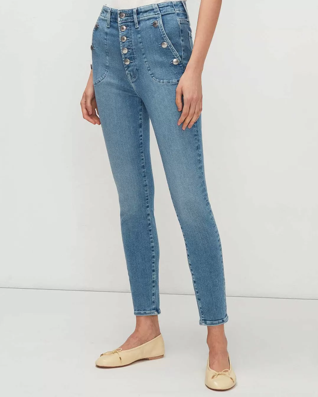 7 For All Mankind Jeans*Portia Dans Floral Super Extensible