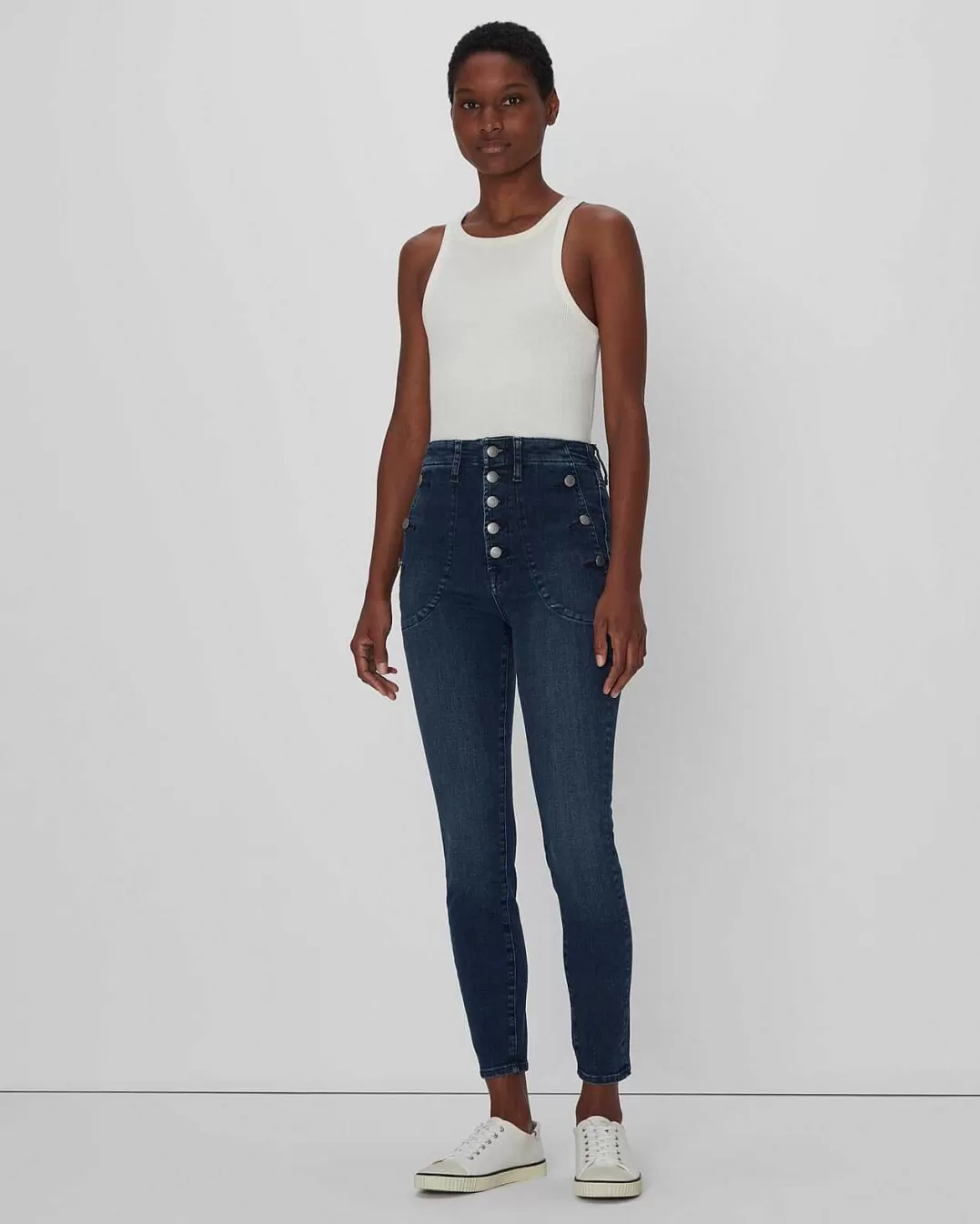 7 For All Mankind Jeans*Portia Dans Jeanne Bleu