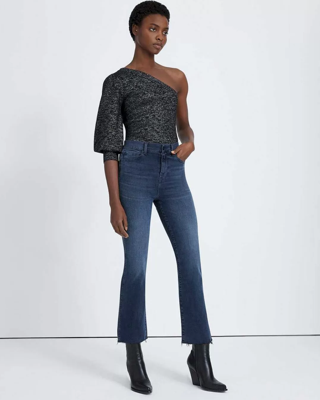 7 For All Mankind Jeans*Slim Illusion Taille Haute Slim Kick In Ruelle