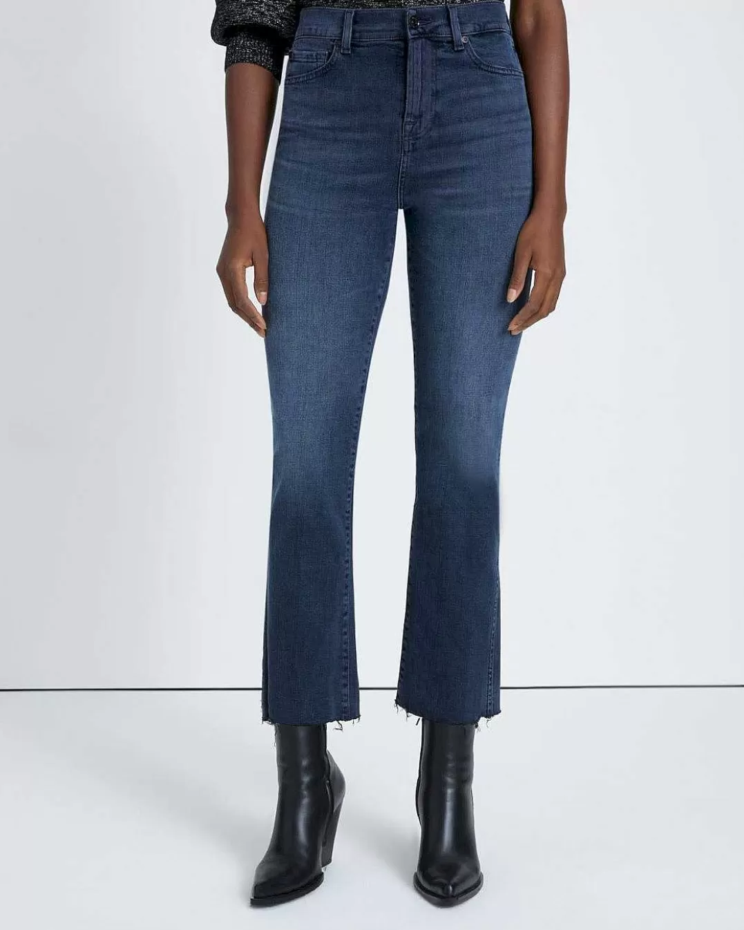 7 For All Mankind Jeans*Slim Illusion Taille Haute Slim Kick In Ruelle