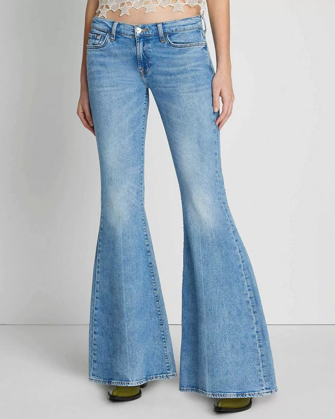 7 For All Mankind Jeans*Taille Basse Evasee Chambellan