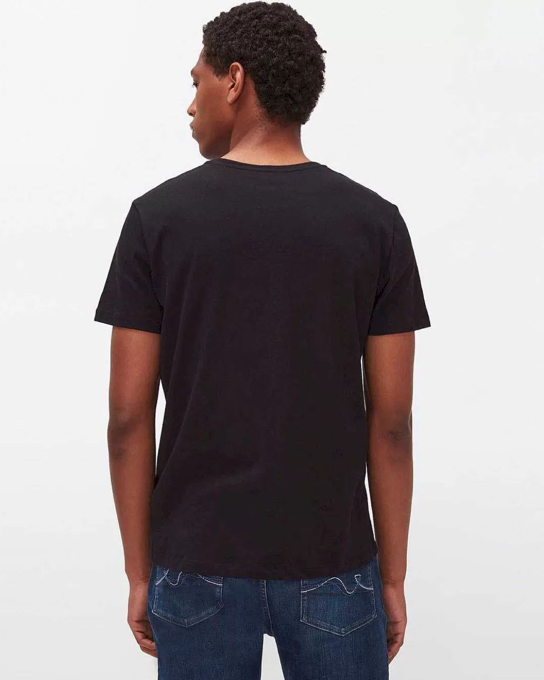 7 For All Mankind Chemises*T-Shirt En Cachemire Melange Noir