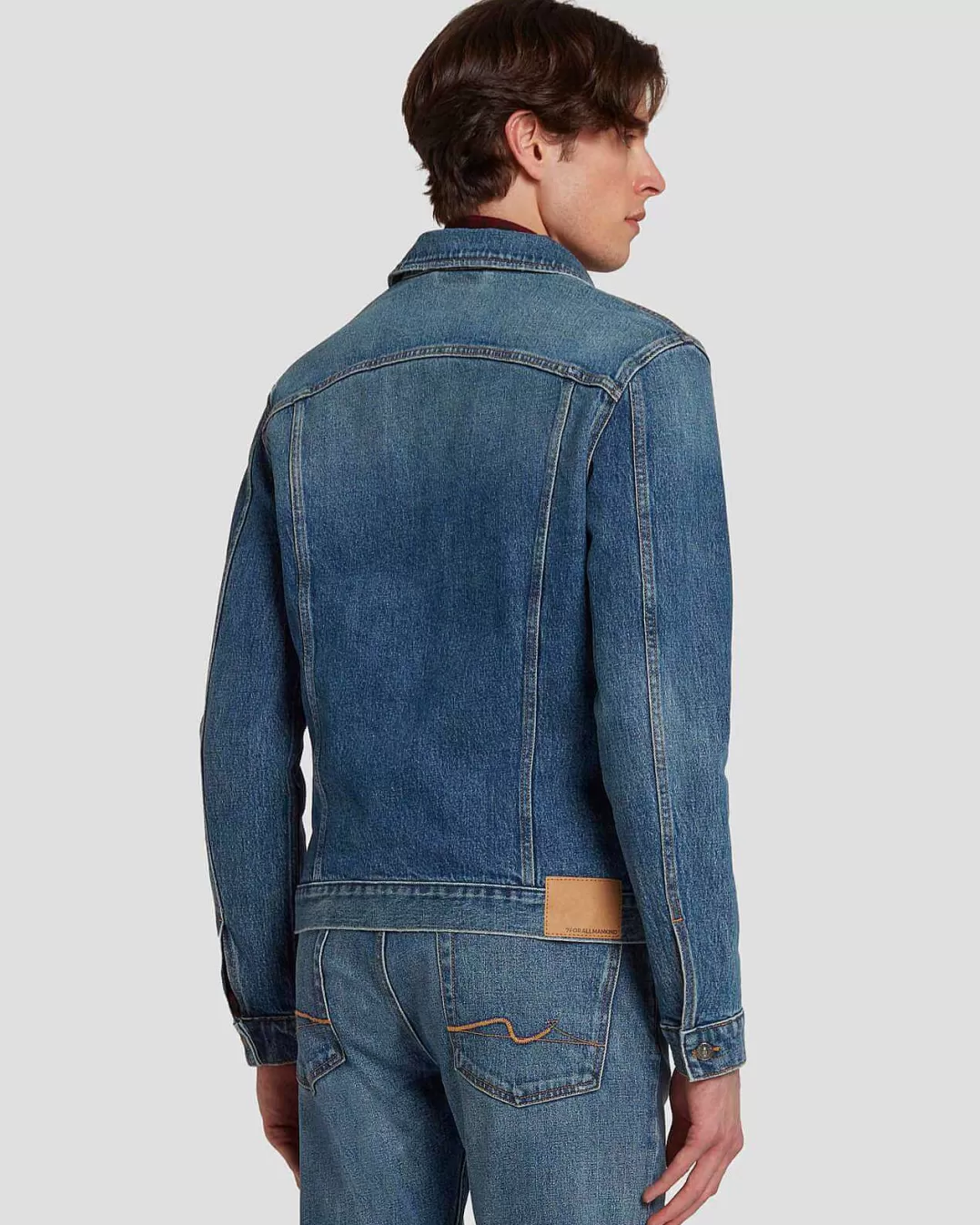 7 For All Mankind Jeans*Veste De Camionneur Parfaite Randonnee